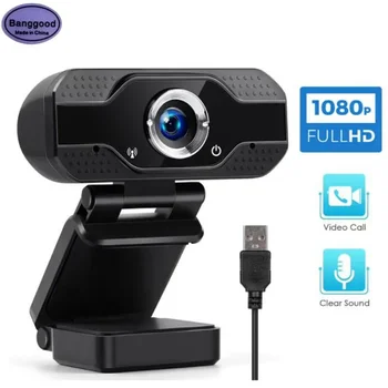 X52 HD 1080P Веб-камера Мини-компьютер ПК WebCamera с микрофоном с шумоподавлением Вращающаяся камера для видеозвонков в прямом эфире