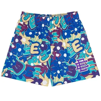 Eric Emanuel EE Basic Shorts NEW YORK CITY SKYLINE 2022 новые мужские шорты для фитнеса, дышащие сетчатые повседневные шорты
