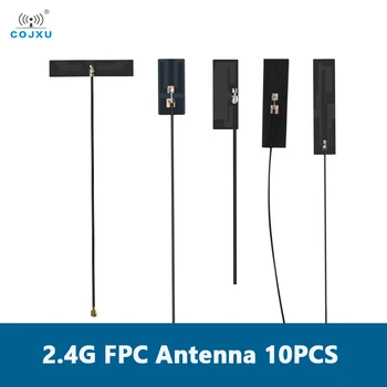10 шт./лот 2.4G 5.8G COJXU FPC Антенна IPX 2 дБи Небольшой размер для беспроводного модуля Smart Industry 2.4G FPC Антенна серии