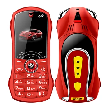  Автомобильная кнопка Мобильный телефон 1,8 дюйма Мини Студент Dual Sim 0,3 МП Сотовый телефон MP3 Беспроводной FM Роскошный телефон Type-C
