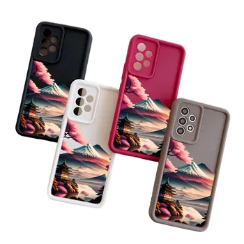 Mount Fuji Чехол для телефона Samsung Galaxy A03 A04 A05 A10S A11 A20 A21 A31 A32 A51 A52 A53 A54 Мягкая крышка с защитой от падения