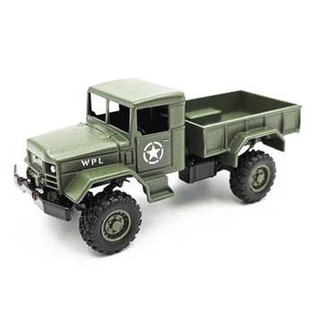 Армейский зеленый желтый Моделирование WPL MB14 Военный грузовик Модель автомобиля Сплав 1/64 Металлический автомобиль для детей Игрушки Подарок на детский день